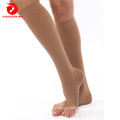 Open Toe Sports Athletic Graduated Compression Knee High Stocking